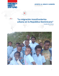 La migración transfronteriza urbana en la República Dominicana