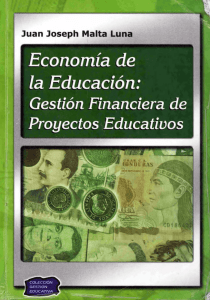 pdf Economía de la Educación: gestión financiera de proyectos