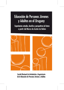Educación de Personas Jóvenes y Adultas en el Uruguay