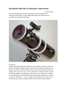 Sky Watcher MN-190: Un telescopio “todo terreno”