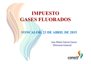LEY IMPUESTO GASES FLUORADOS FONCALOR 2015 [Modo de