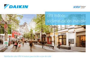 VRV Indoor, la climatización invisible