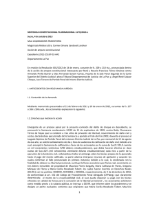 SENTENCIA CONSTITUCIONAL PLURINACIONAL 1173/2013