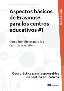 Aspectos básicos de Erasmus+ para los centros educativos #1