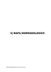 5) MAPA HIDROGEOLOGICO
