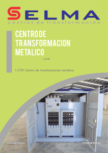 Centro de transformación metálico