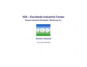 IGS – Escobedo Industrial Center