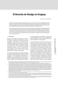 El Derecho de Huelga en Uruguay