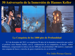 50 Aniversario de la Inmersión de Hannes Keller
