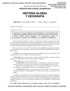 HISTORIA GLOBAL Y GEOGRAFÍA