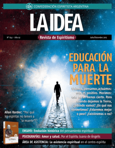 Revista La Idea nº 642 - Espiritismo Confederación Espiritista