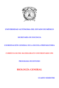 biología general - Universidad Autónoma del Estado de México