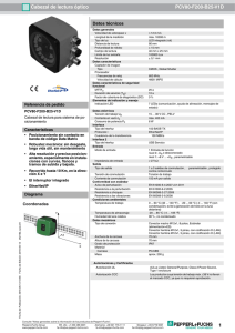 1 Cabezal de lectura óptico PCV80 F200 B25 V1D