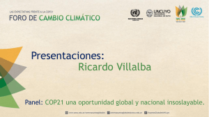 Presentaciones: Ricardo Villalba