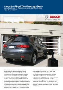Integración del Bosch Video Management System con el sistema de