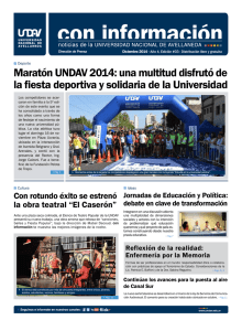 Maratón UNDAV 2014 - Universidad Nacional de Avellaneda