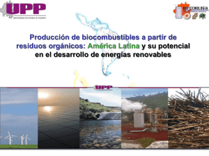 Producción de biocombustibles a partir de residuos orgánicos