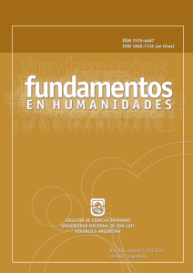 2013 : 27 - Revista Fundamentos en Humanidades