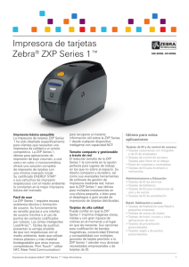 Impresora de tarjetas Zebra® ZXP Series 1™