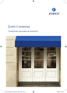 Condiciones generales de garantias del seguro para negocios Zurich