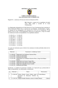 REPÚBLICA DE COLOMBIA - Corte Constitucional