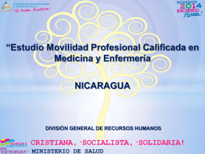 Nicaragua - Observatorio Regional de Recursos Humanos de Salud