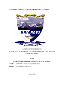 universidad regional autónoma de los andes "uniandes" facultad de