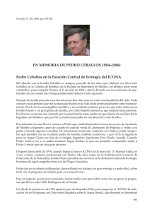 En memoria de Pedro Ceballos - Ministerio de Agricultura