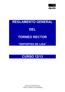 reglamento general - Universidad de Murcia