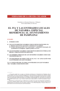El IVA y las entidades locales de Navarra... Fernando