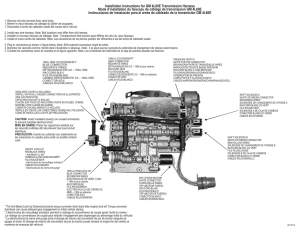 Installation Instructions for GM 4L60E Transmission Harness Mode d