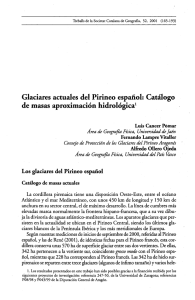 Glaciares actuales del Pirineo español: Catálogo de masas