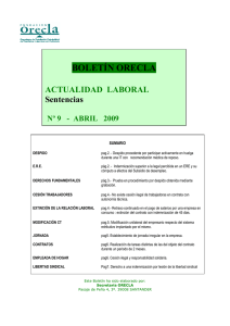 Boletín Abril 2009