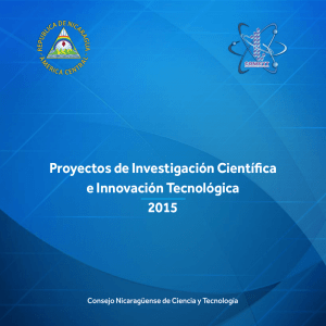 Proyectos de Investigación Científica e Innovación Tecnológica 2015