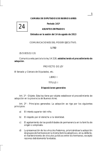 1 CAMARA DE DIPUTADOS DE BUENOS AIRES Período 141º