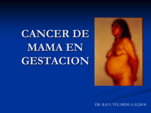 Cancer de mama en gestacion