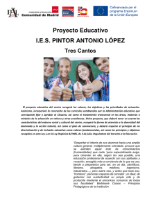 Proyecto Educativo - IES Pintor Antonio López