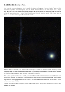 EL 122 20151211 Cometas y Titán.