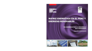MATRIZ ENERGÉTICA EN EL PERÚ Y ENERGÍAS RENOVABLES
