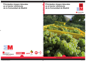 BVCM019005 Principales riesgos laborales en el sector vitivinícola