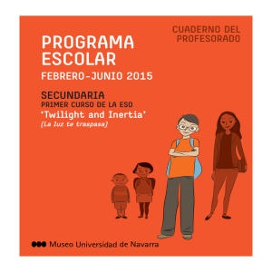 programa escolar - Museo Universidad de Navarra