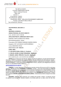 Sentencia AP León 195/2014, de fecha 1 de