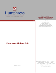 Empresas Lipigas SA - Superintendencia de Valores y Seguros