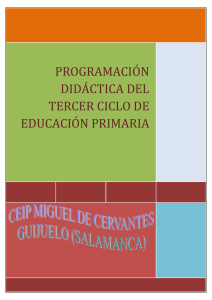 programación didáctica del tercer ciclo de educación primaria