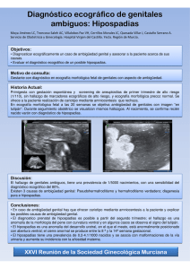 Diagnóstico ecográfico de genitales ambiguos: Hipospadias