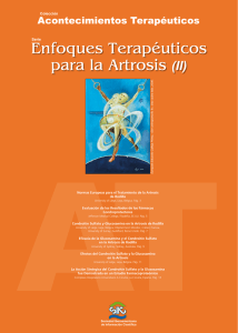 Serie Enfoques Terapéuticos para la Artrosis (II)