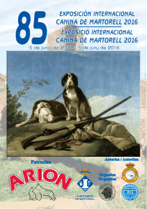 85 Exposición Internacional Canina de Martorell