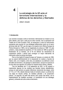 La estrategia de la UE ante el terrorismo internacional y