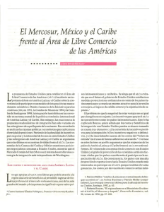 El Mercosur, México y el Caribe frente al Area de Libre Comercio de