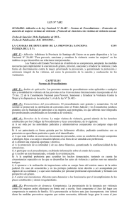 Ley 7032 - Poder Judicial | Santiago del Estero